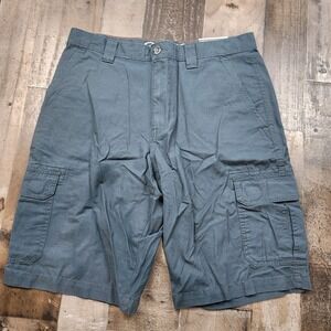 Mens Eddie Bauer size 32 Timber Edge Ripstop Relaxed Flat Front Cargo Shorts